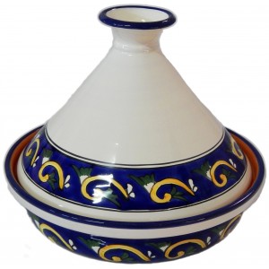 Le Souk Ceramique Riya Cookable Ceramic Round Tagine LSQ2123